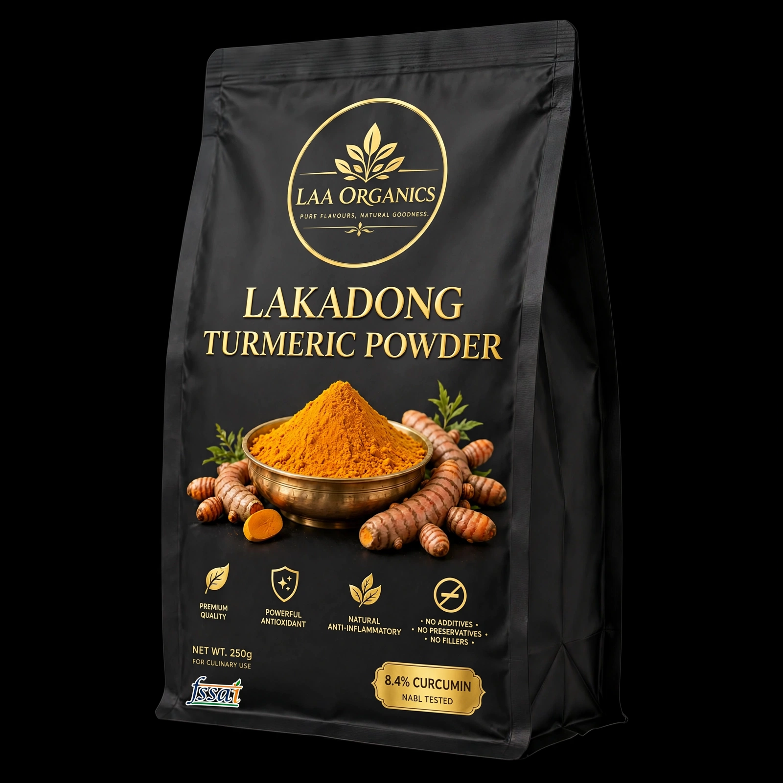 LAA Organics Premium Packaging