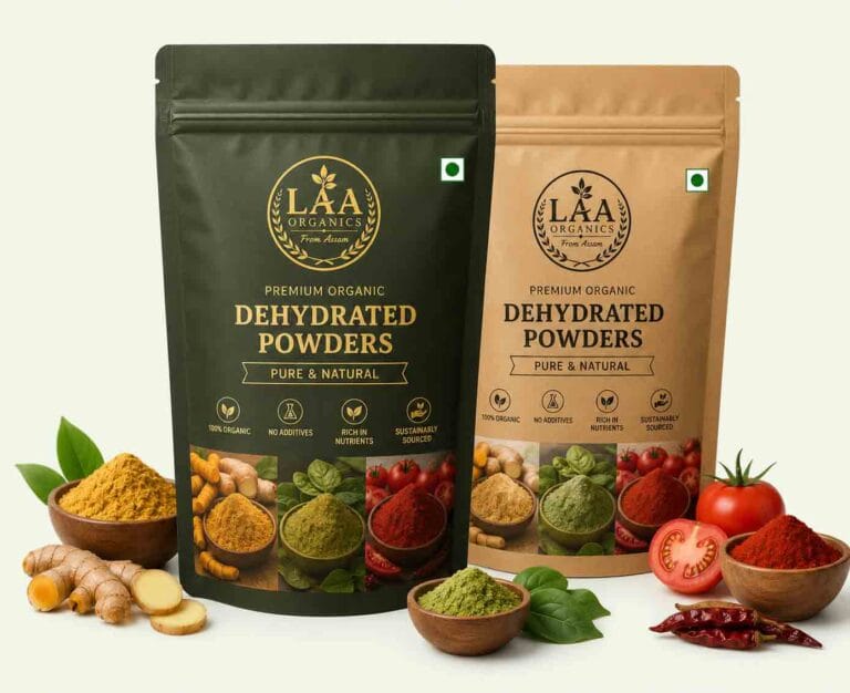 🌿 Introducing LAA Organics Dehydrated Fruits & Vegetables 🌿 Nature's goodness, preserved the natural way! ✨ Dehydrated Fruits 🥭 Dehydrated Mango 🍍 Dehydrated Pineapple 🍌 Dehydrated Banana 🍓 Dehydrated Strawberry 🍎 Dehydrated Apple ✨ Dehydrated Vegetables 🥕 Carrot Powder ❤️ Beetroot Powder 🍅 Tomato Powder 🌱 Spinach Powder 🧄 Garlic Powder 🧅 Onion Powder