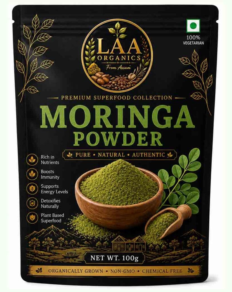 LAA Organics Moringa Powder Benefits Superfood Wellness Guide