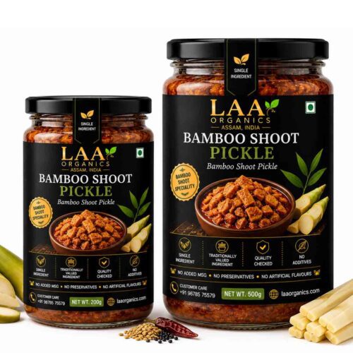 Bamboo Shoot Pickle by LAA Organics – Traditional Bamboo Shoot Pickle from Assam