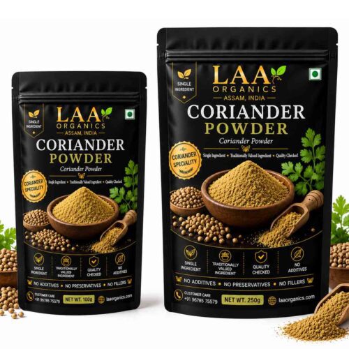 Coriander Powder by LAA Organics – Ground Coriander Spice Powder